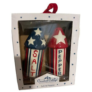 4th of July Independence Day Johanna Parker Kitchen salt and pepper shaker